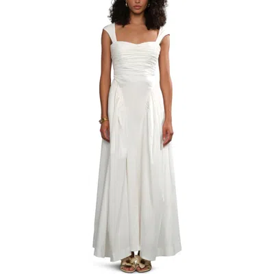 Amur Galilea Ruched Dress In White