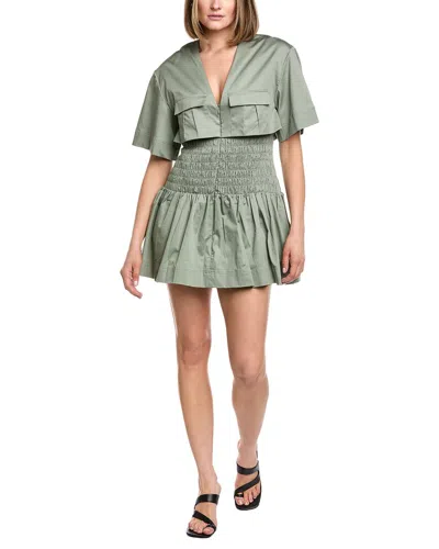 Amur Genny Mini Dress In Green