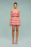 Amur Jazzlyn Applique Fringe Skirt
