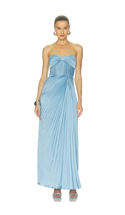 Amur Joyceann Sweetheart Gown In Tropical Dusk
