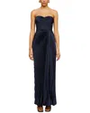 Amur Joyceann Sweetheart Gown Deep Indigo In Purple