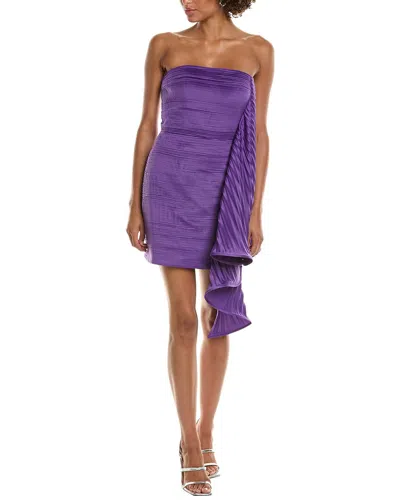 Amur Kayleigh Mini Dress In Purple