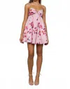 Amur Kimberly Linen Blend Bubble Mini Dress