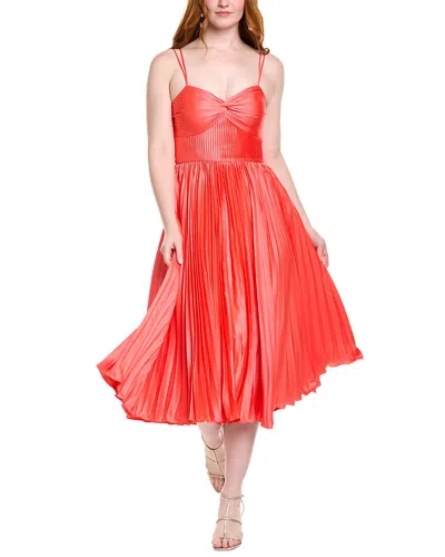 Amur Krisley Midi Dress In Red