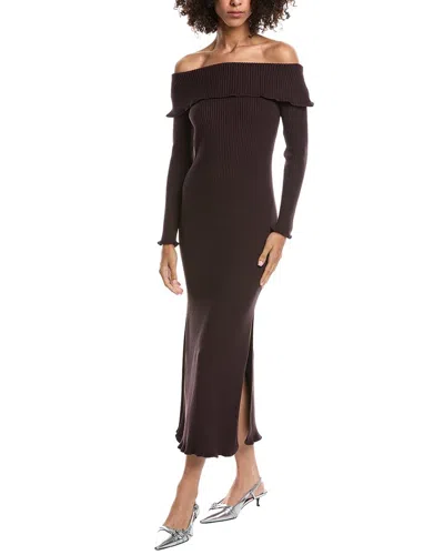 AMUR MEADOW LETTUCE EDGE MIDI DRESS