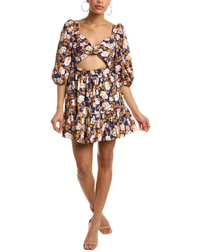 Amur Medina Mini Dress In Blue