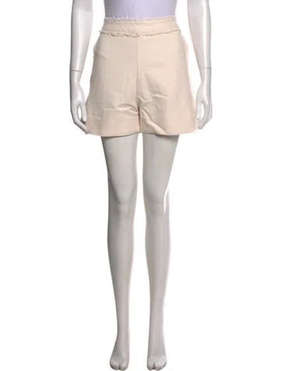 Pre-owned Amur Mini Shorts In Neutrals