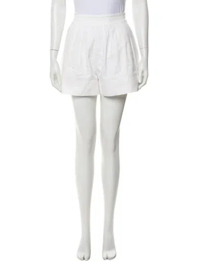 Pre-owned Amur Mini Shorts In White