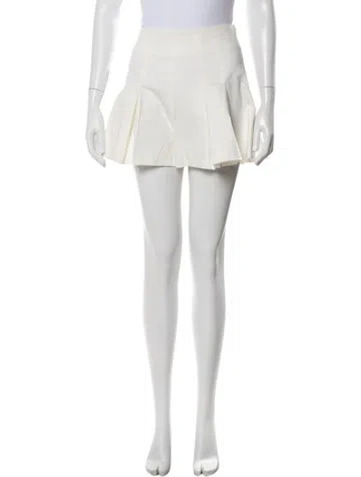Pre-owned Amur Mini Shorts In White
