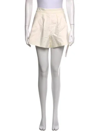 Pre-owned Amur Mini Shorts In White
