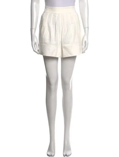 Pre-owned Amur Mini Shorts In White