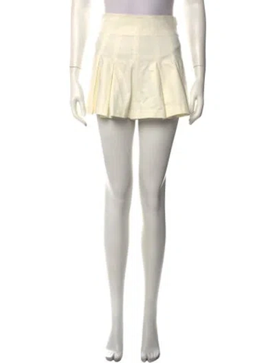 Pre-owned Amur Mini Shorts In White