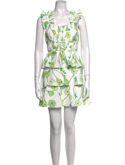 Pre-owned Amur Nylon Mini Dress W/ Tags In Green