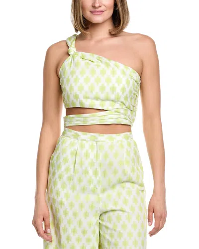 Amur Oak Crop Top In Green