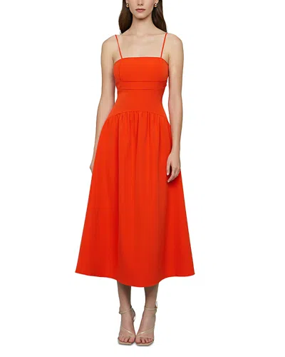 Amur Oliver Cady Midi Dress In Red