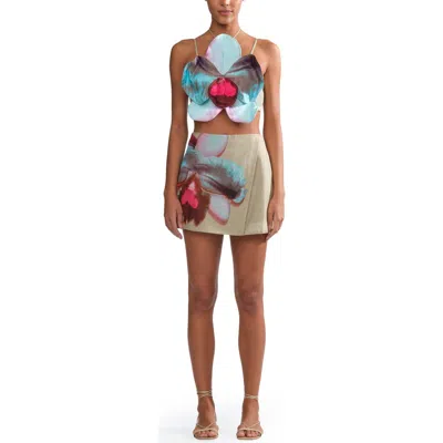 Amur Orielle Asymmetrical Skirt In Multi