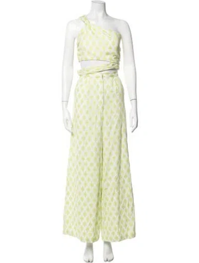 Pre-owned Amur Patterned Set In Green