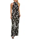 Amur Rana Printed Sleeveless Jumpsuit In Black