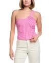 Amur Rena Knit Top In Pink