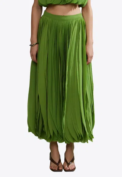 Amur Rylan Maxi Skirt In Green
