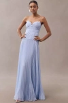 Amur Saylor Sleeveless Pleated A-line Maxi Dress