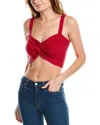 Amur Sleeveless Adelina Twist Top In Pink