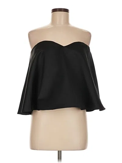Pre-owned Amur Sleeveless Blouse In Black