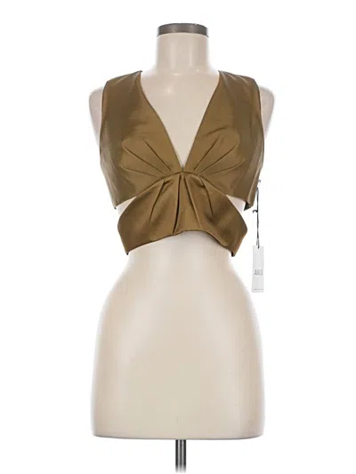Amur Sleeveless Blouse In Green