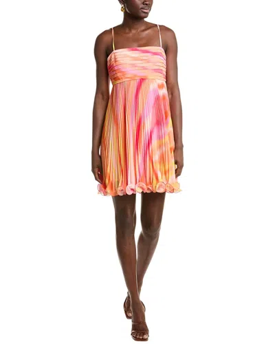 Amur Spaghetti Strap Mini Dress In Orange