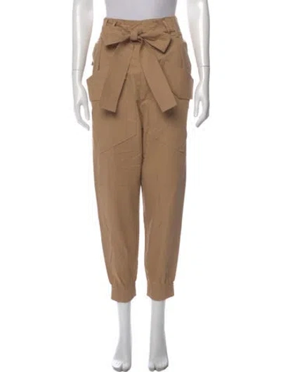 Pre-owned Amur Straight Leg Pants In Neutral