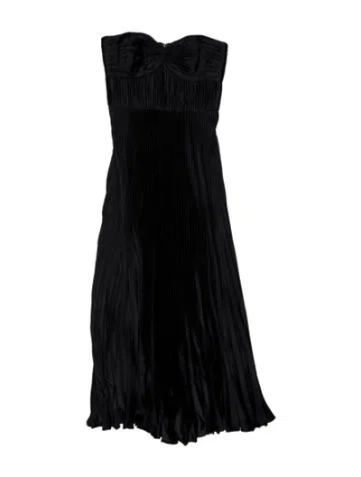 Pre-owned Amur Strapless Long Dress W/ Tags In Blue