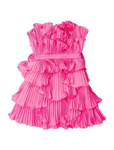 Pre-owned Amur Strapless Mini Dress W/ Tags In Pink