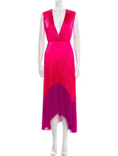 Pre-owned Amur Striped Long Dress W/ Tags In Multi