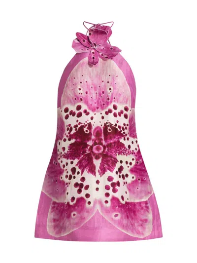 Amur Women's Everlee Orchid Print Minidress