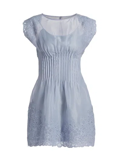 Amur Georgina Mini Dress Rain Cloud In Blue