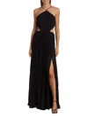 Amur Women's Janet Halterneck Cut Out Gown