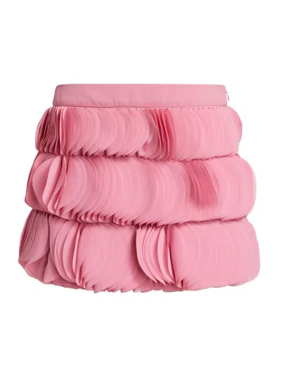 Amur Women's Jazzlyn Appliqué Miniskirt In Pink