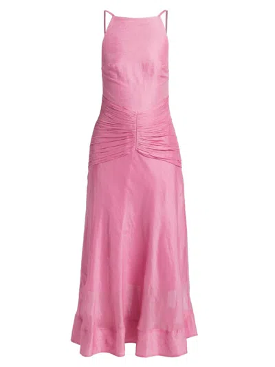 Amur Women's Kylie Ruched Midi-dress