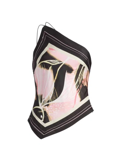 Amur Women's Lyra Scarf One-shoulder Top In Multi