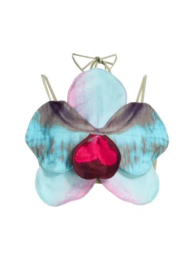 Amur Maisie 3d Orchid Top In Multi