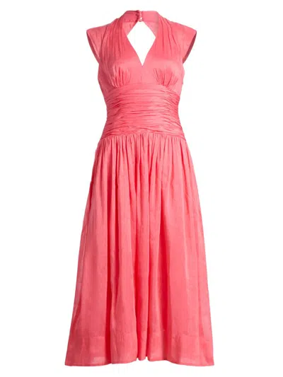 Amur Traci Dress In Pink