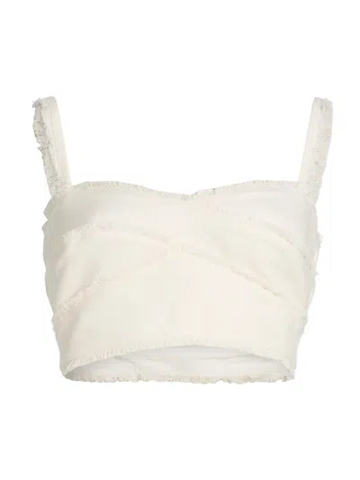 Amur Trinity Bra Top In White