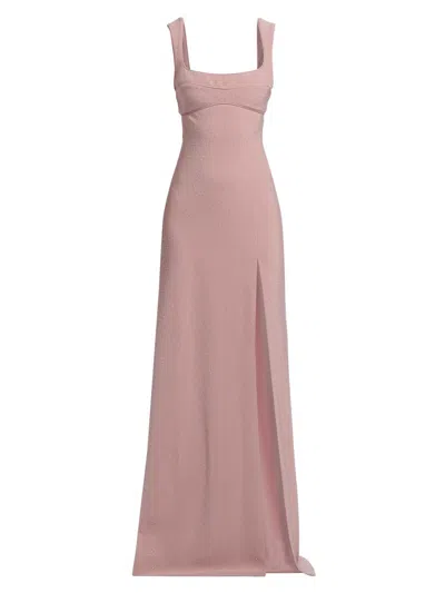 Amur Venice Embellished Maxi Dress In Pink