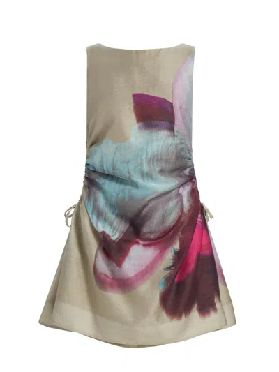 Amur Women's Waverlyn Ruched Minidress In Multi