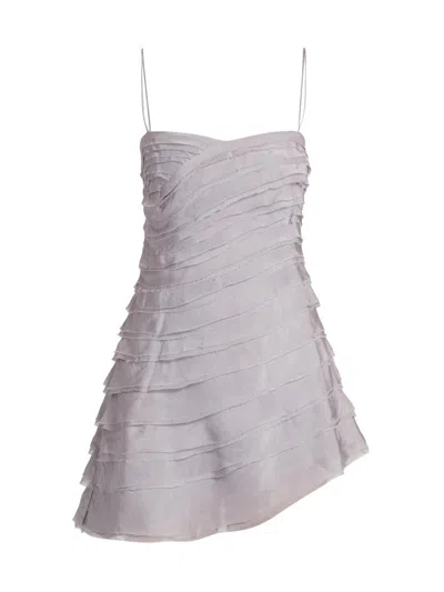 Amur Yealana Mini Dress In Purple