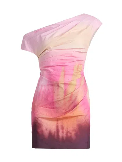 Amur Ysella Off The Shoulder Mini Dress In Multi