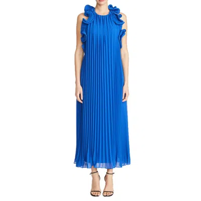 Amur Womens Pleated Recycled Polyester Maxi Dress In Multi | ModeSens