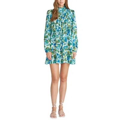 Amur Womens Pleated Viscose Mini Dress In Multi