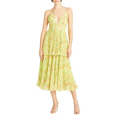 Amur Womens Tiered Recycled Polyester Cocktail And Party Dress In Multi