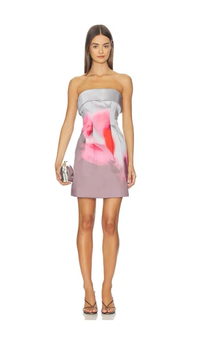 Amur Zelie Mini Dress In Multi